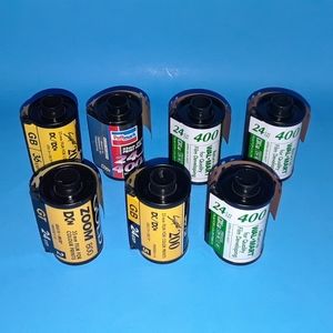 7 Rolls 35mm Color Film by Kodak and Fujicolor, Etc.